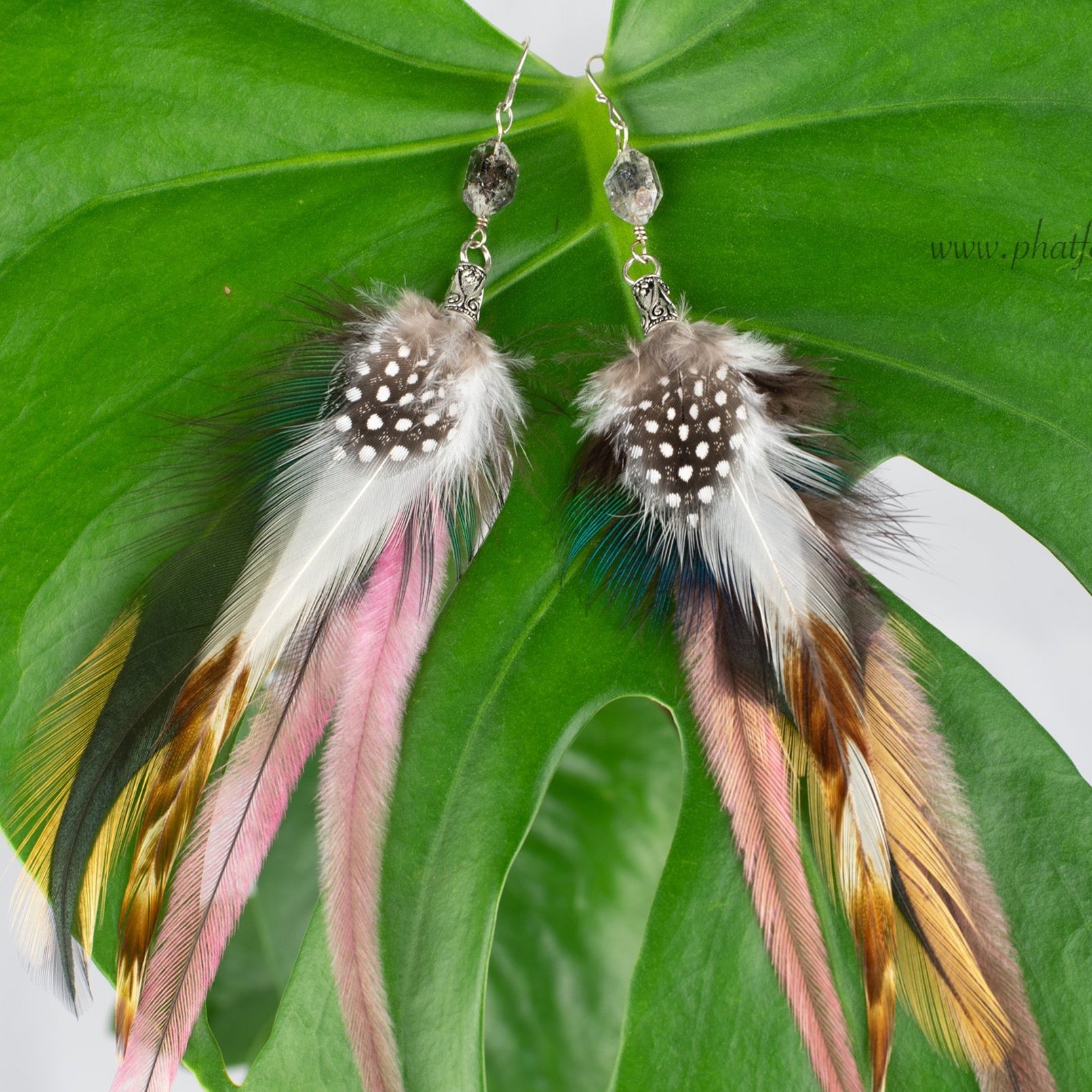 Feather Drop Earrings - DIY Jewelry Making Tutorial by PotomacBeads -  YouTube